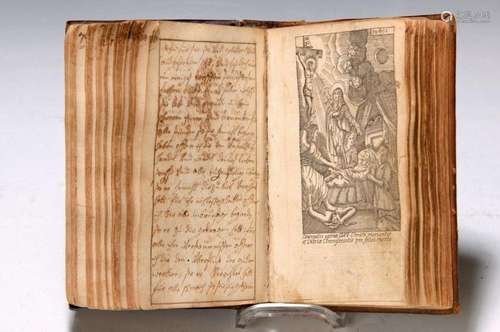 Handwritten prayer book 'Zum Heiligen