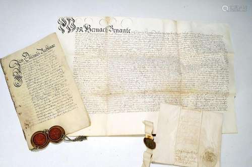 3 historical documents about the noble family of Rehlingen