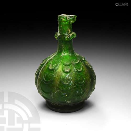 Green Glass Vase