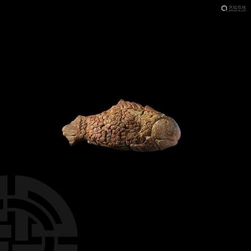 Near Eastern Jemdet Nasr Period Fish Pendant