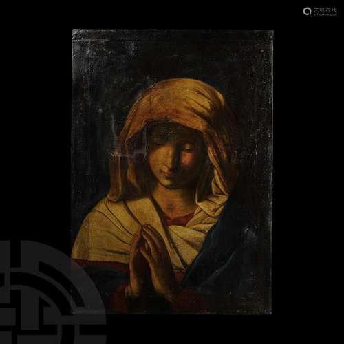 Copy of 'The Virgin at Prayer' by Sassoferrato