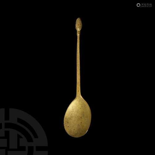 Latten Acorn Top Spoon