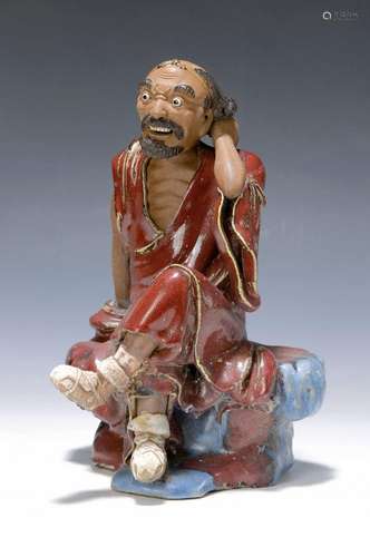 two Chinese Sculptures, China, around 1900, 1 of