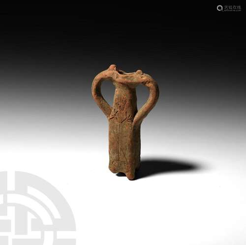 Western Asiatic Terracotta Fertility Vessel