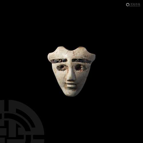 Sumerian Face with Inlays