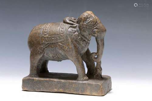 Sculpture of an elephant, Rajastan India, around 1800