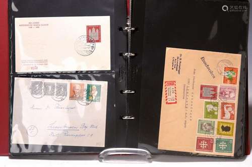 Stamp album, Germany / Berlin / Europe, approx. 90