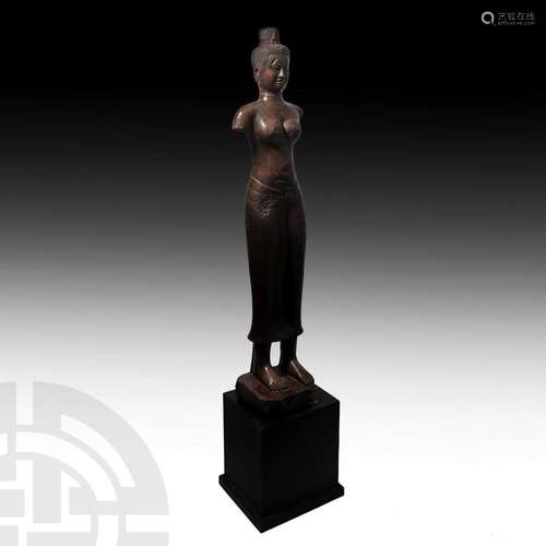 South East Asian Standing Uma Statue