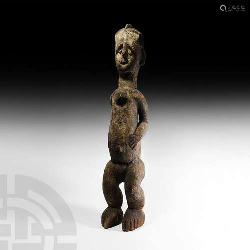 West African Standing Wooden Figure