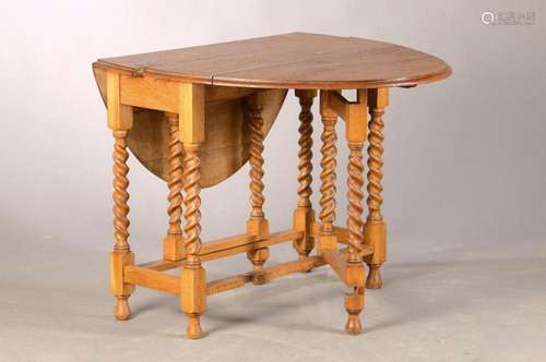 Folding table, so-called gate-leg table, England