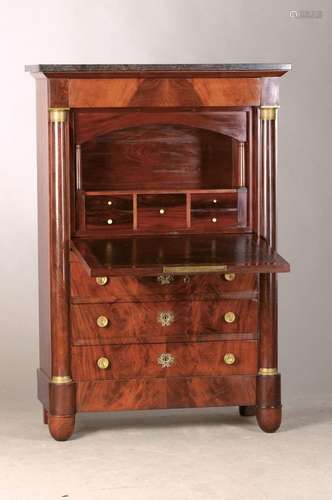 stand secretary, Empire, around 1850, France, mahogany