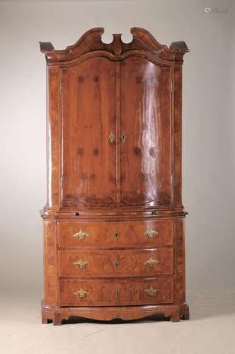 chest of drawers, Dresden, around 176/70, elm veneer