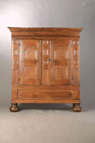 Small early baroque cupboard, Bergisches Land,around 1720