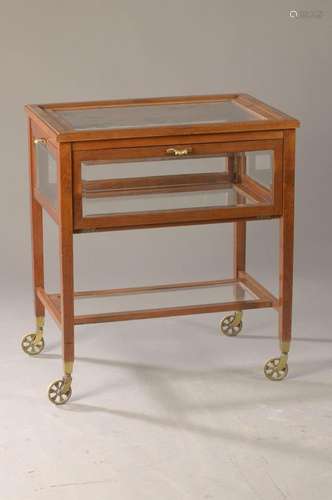 Serving trolley / side table, around 1900, solid