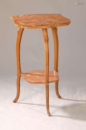 small Art Nouveau table, probably Nancy, around 1900