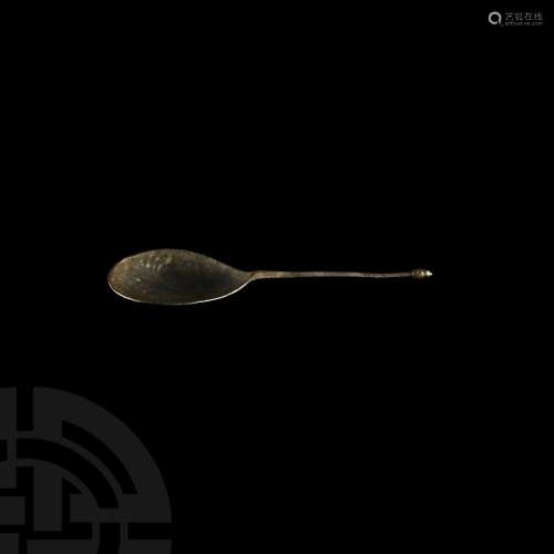 Medieval Silver Acorn Knop Spoon