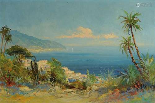 P. Ramondo, painter of the mid 20th century, coastal