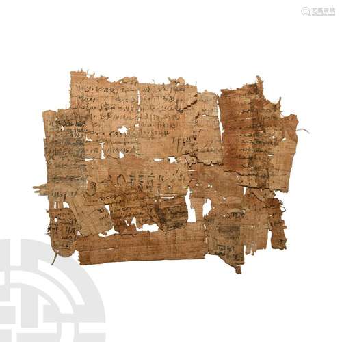 Egyptian Papyrus Fragment Collection