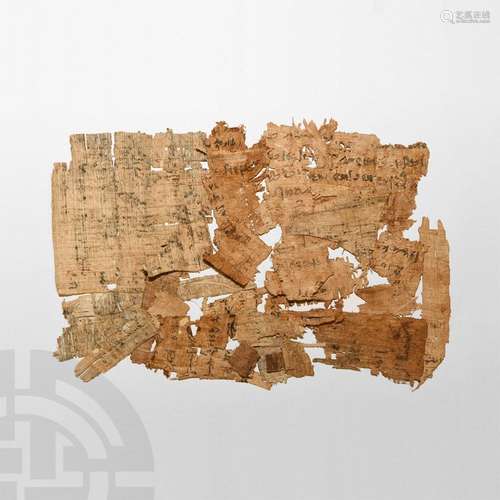 Egyptian Papyrus Fragment Collection