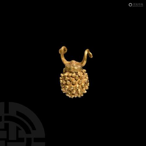 Archaic Greek Gold Amulet in the Form of an Insect