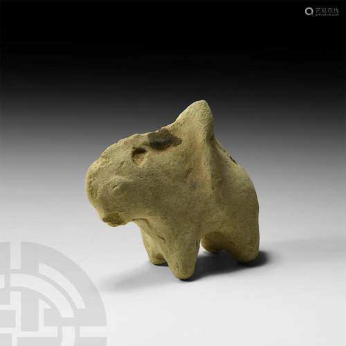 Archaic Greek Terracotta Horse Figurine