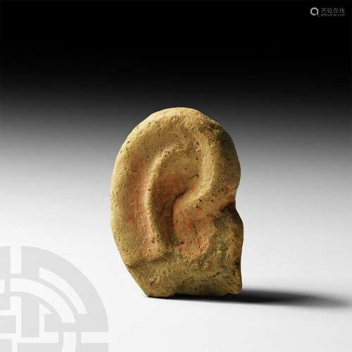 Etruscan Votive Terracotta Ear