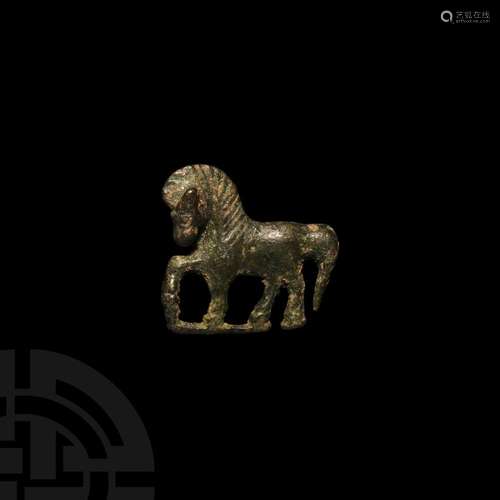 Roman Horse Plate Brooch