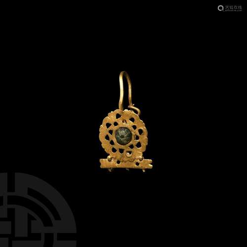 Roman Gold Earring