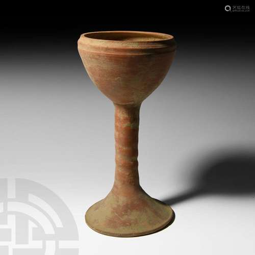 Oxus Culture Terracotta Chalice