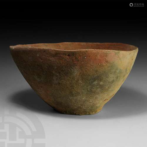 Very Large Bronze Age Terracotta Bowl