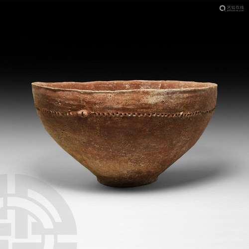 Trans-Jordan Burnished Redware Bowl