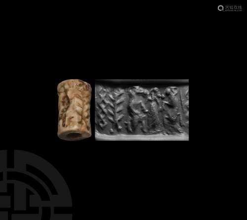 Cylinder Seal with Contest Scene