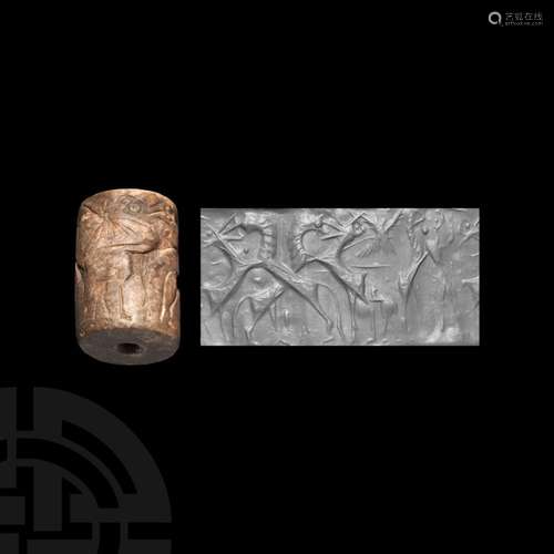 Large Cylinder Seal with Contest Scene