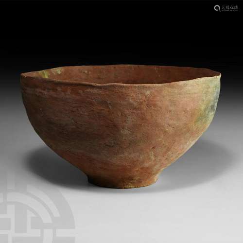 Very Large Bronze Age Terracotta Bowl