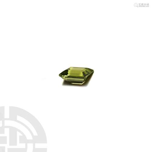 1.94ct Rectangular Cut Peridot Gemstone