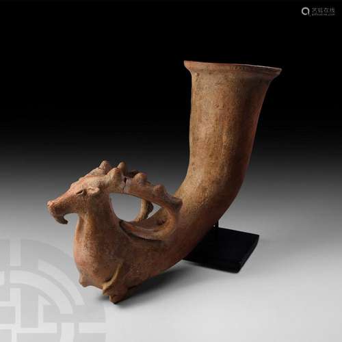 Amlash Ibex Rhyton