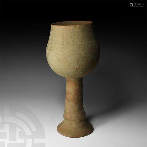 Bactrian Terracotta Chalice