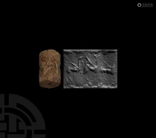 Cylinder Seal with Winged Beasts