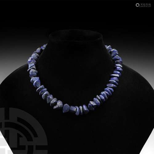 Lapis Lazuli Bead Necklace