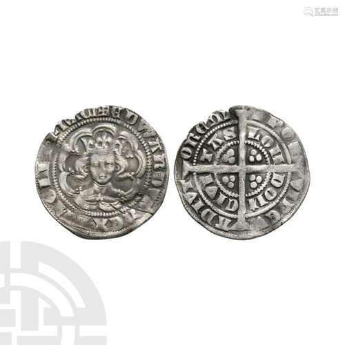 Edward III - London - Pre Treaty Halfgroat