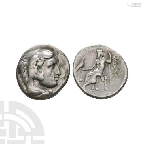 Macedonia - Alexander III (the Great) - Zeus AR Drachm