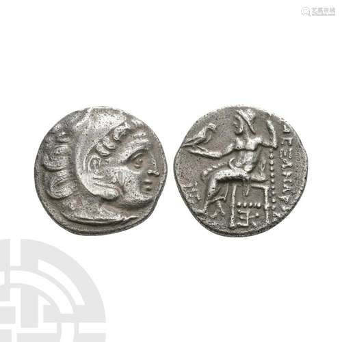 Macedonia - Alexander III (the Great) - Zeus AR Drachm