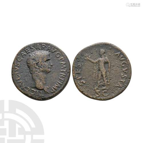 Claudius - Spes AE Sestertius