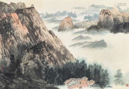 李義弘（b.1941） 雲山圖