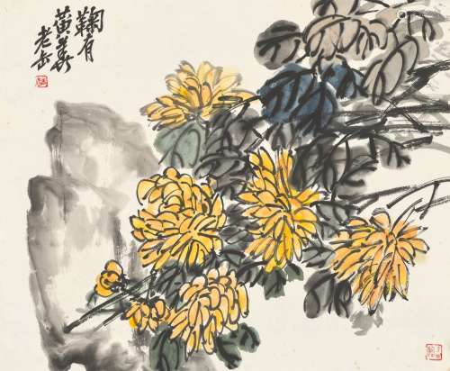 吳昌碩（1844-1927）菊