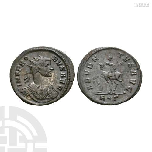 Probus - Emperor Riding AE Antoninianus