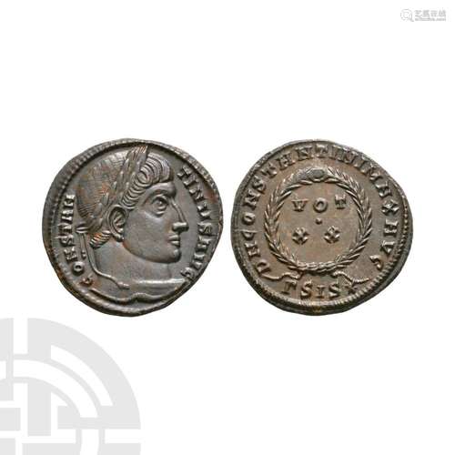 Constantine I (the Great) - Wreath Bronze