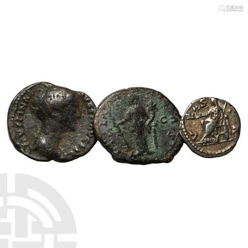 Faustina I - Denarius and Ases [3]