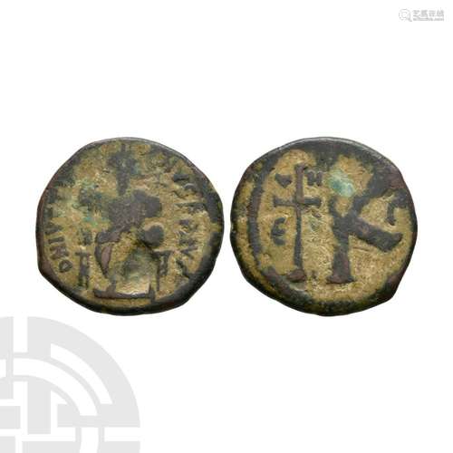 Justinian I - AE Half Follis