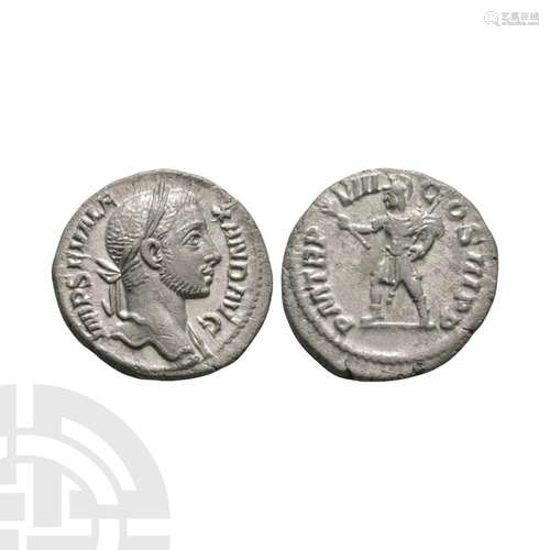 Severus Alexander - Emperor Standing AR Denarius